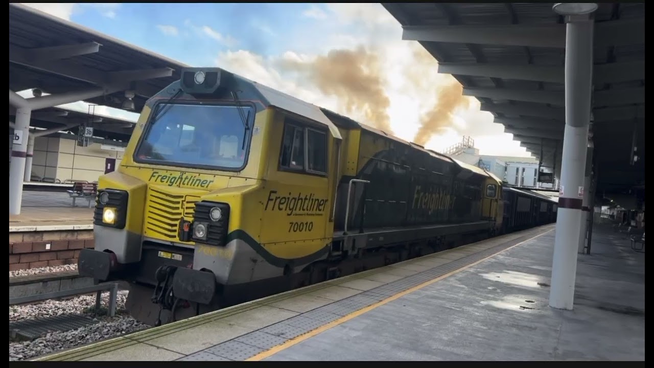 Trains at Tamworth,Derby and Lichfield Trent valley.