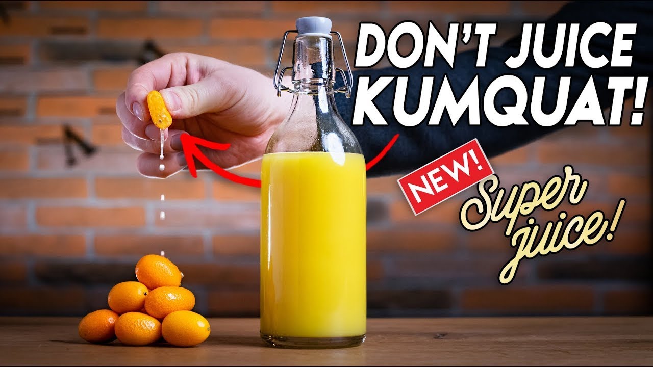 Как получить в 30 раз больше сока из кумквата? Суперсок из кумквата!