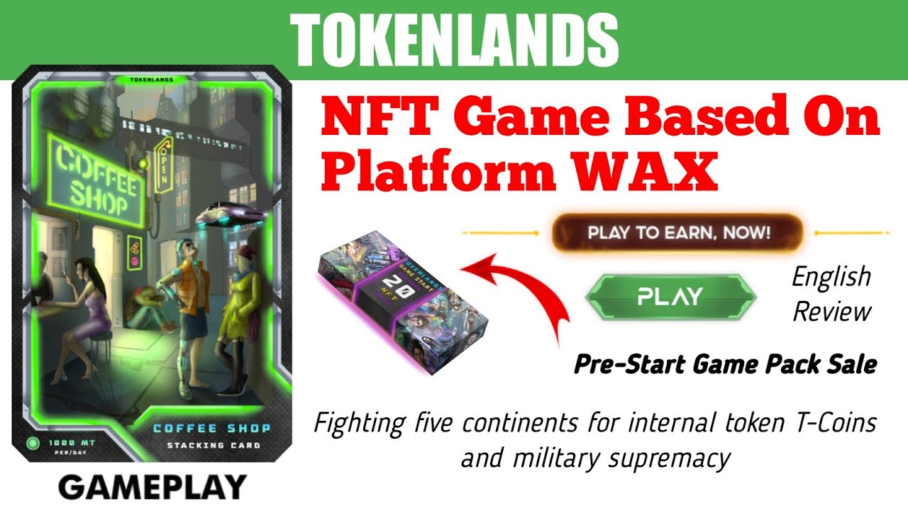 New TokenLands NFT Gaming Token Full Review In English|How To Play Games On Tokenlands Project 2022!