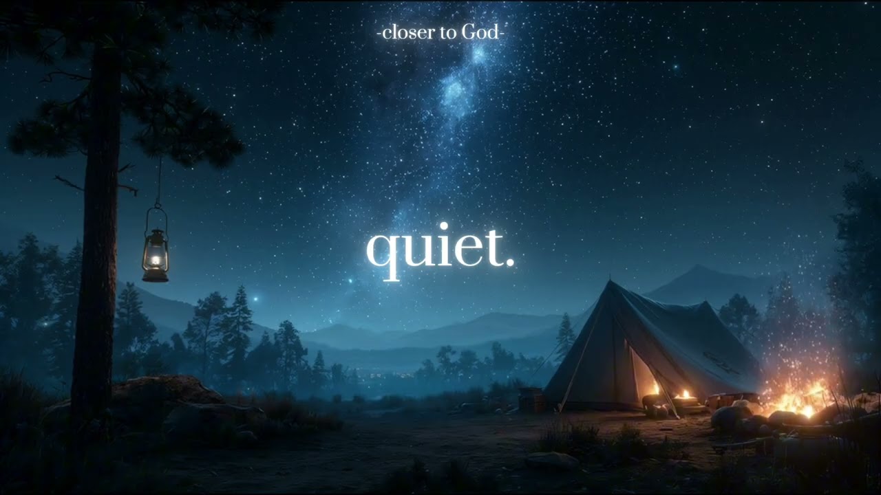 quiet time with God.
