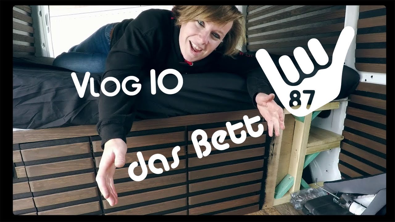 Camper Van Ausbau Mercedes Vito - das ultra bequeme Bett