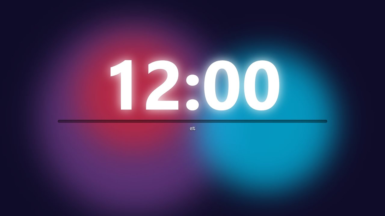 12 Minute Timer - Ambient Lava Lamp