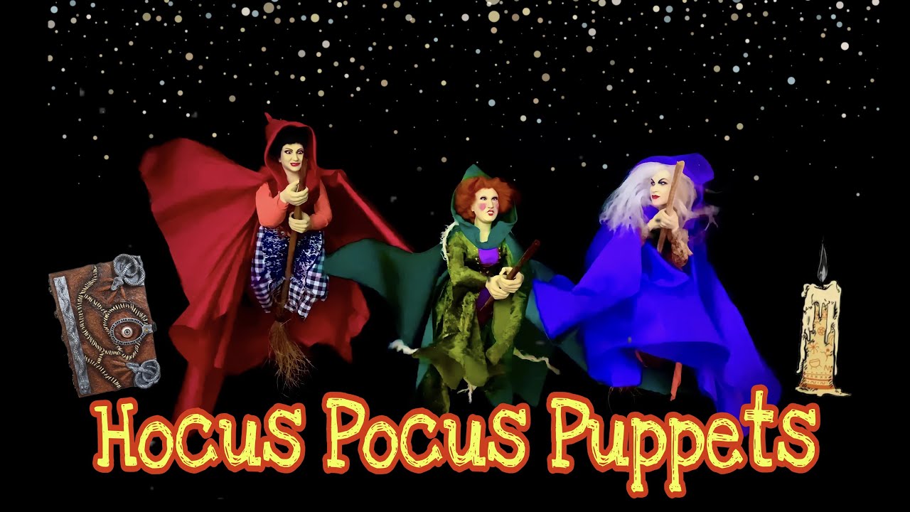 Hocus Pocus Puppets | Spell Book Prop | Hocus Pocus 2
