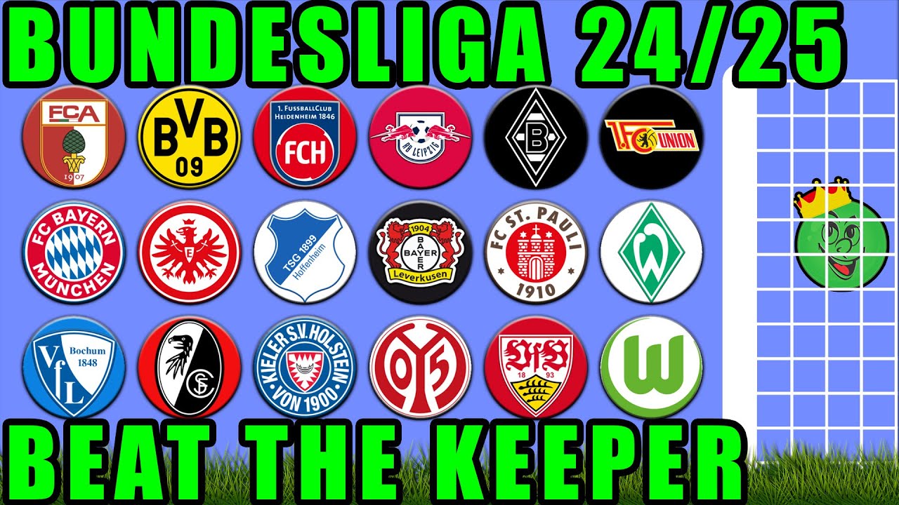 Bundesliga 2024/25 - Beat The Keeper Marble Race / Marble Race King