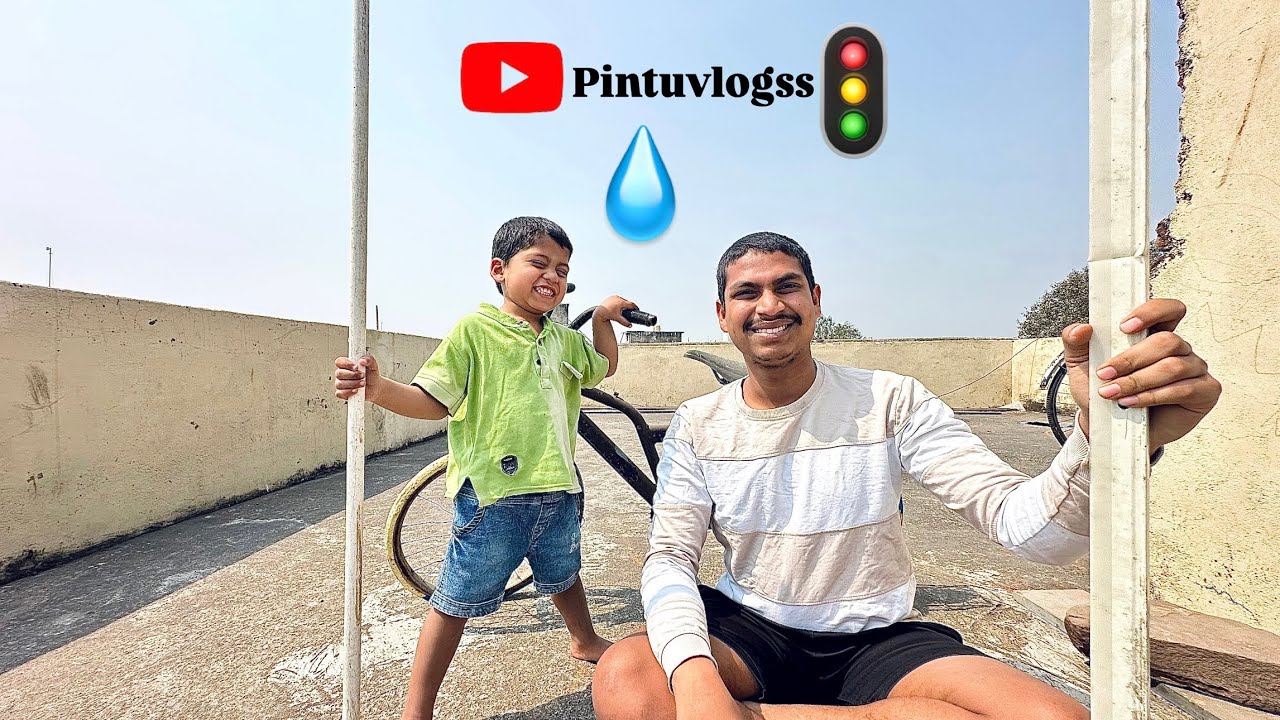 Desi swimming pool🏊‍♀️motor kharab😮