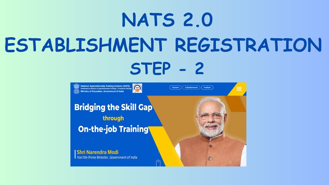 NATS 2.0 Portal - Establishment registration - Part 2