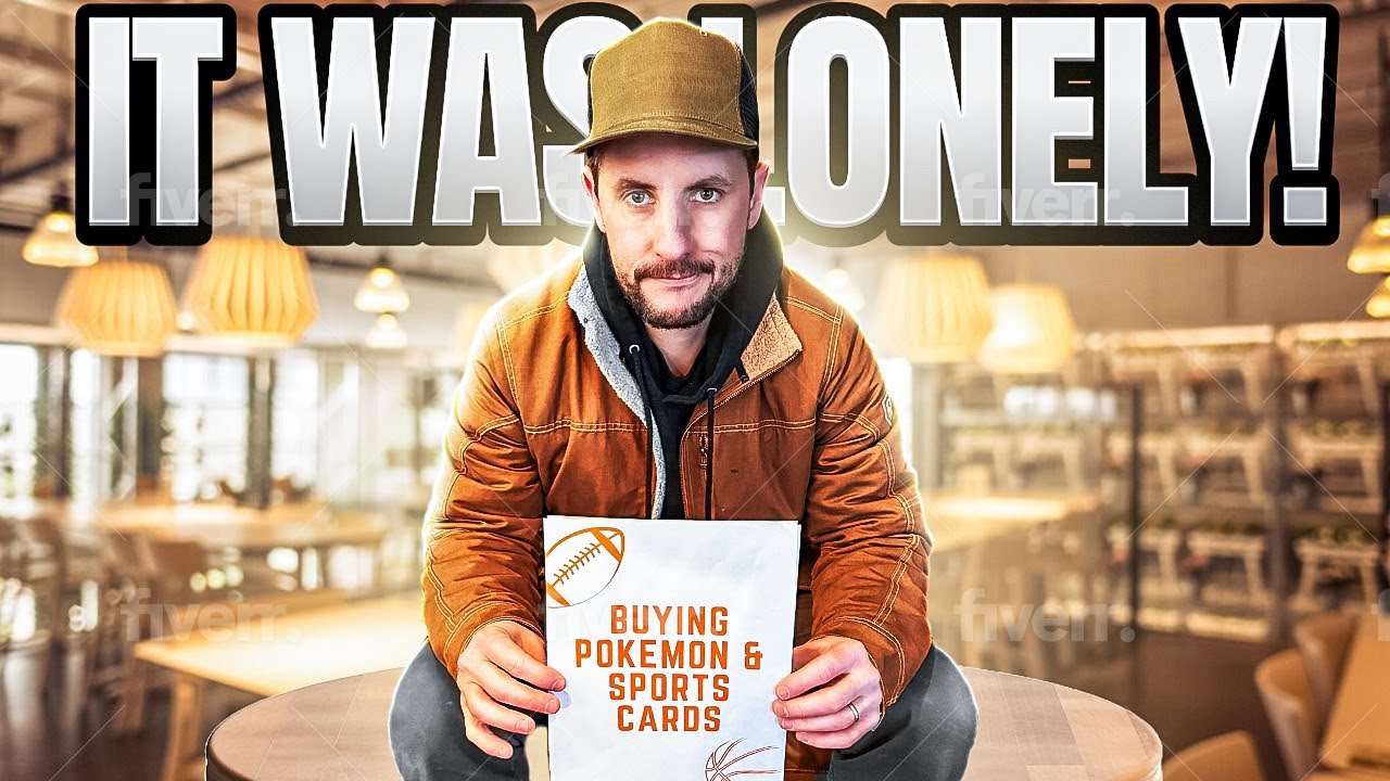 WE SAT AT COFFEE SHOP BUYING SPORTS CARDS!?