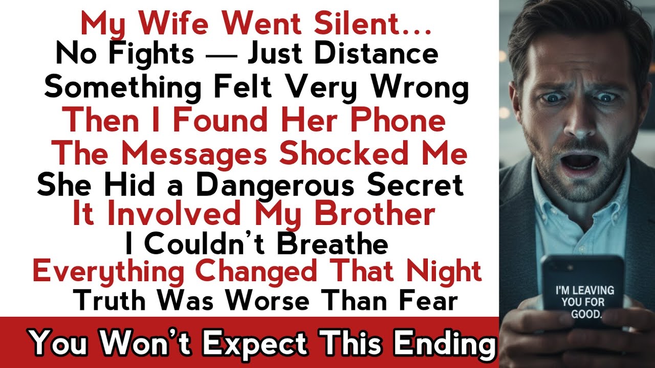 My Silent Wife’s Phone Exposed a Secret Involving My Own Brother