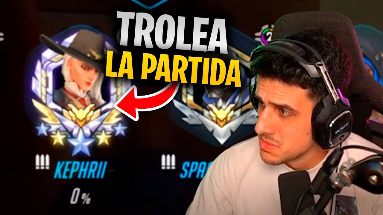 UN STREAMER de EEUU ME TROLEA UNA RANKED de OVERWATCH | Toniki