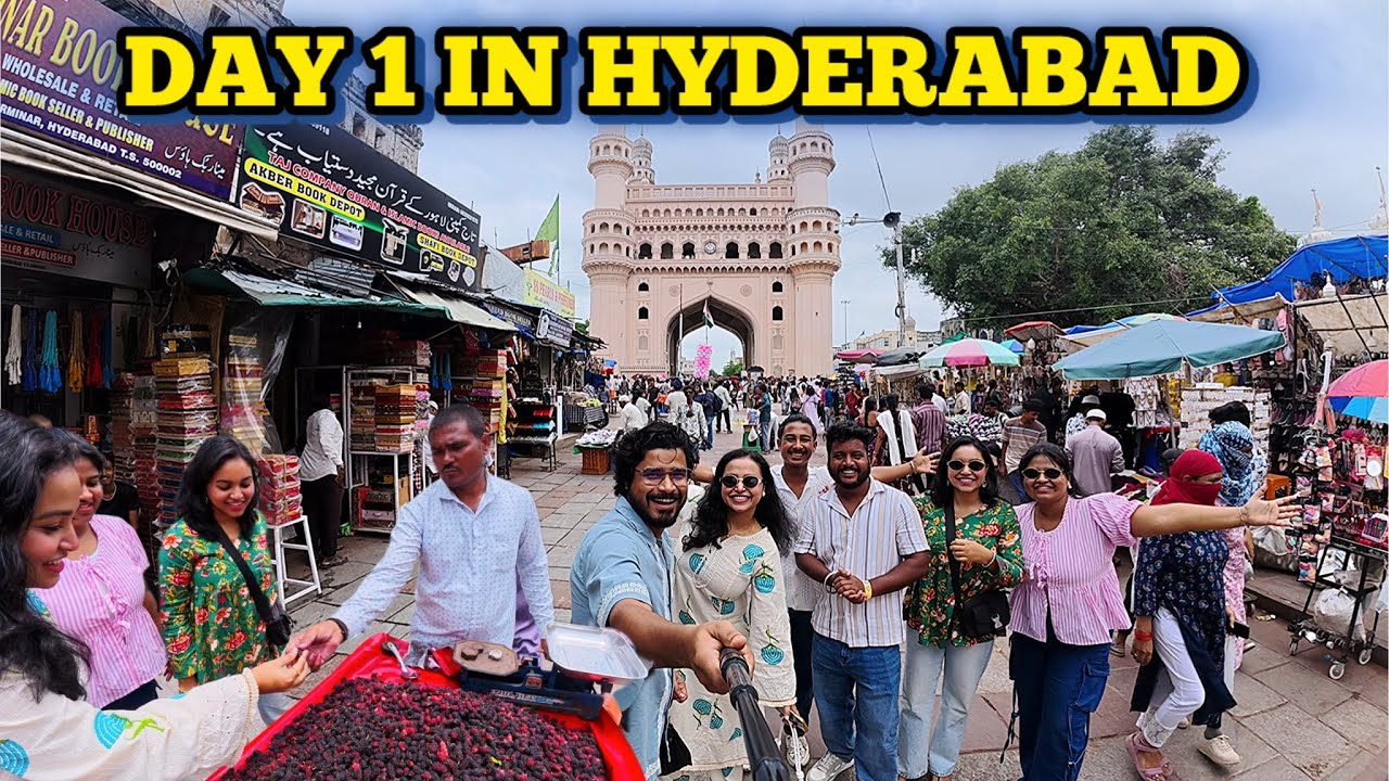 Exploring the Heart of Hyderabad | Day 1 at Charminar 🕌✨| @TRIPTHEWILD 