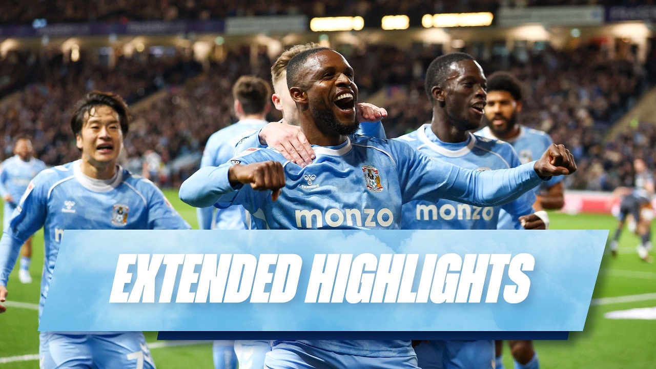 EXTENDED HIGHLIGHTS ▶️ | Coventry City v Derby County | Sky Bet Championship 2025/26 🏆