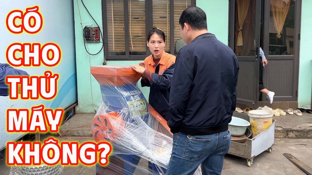 Khi chạy nguyên liệu lạ có được thử máy tại xưởng Bình Quân không?