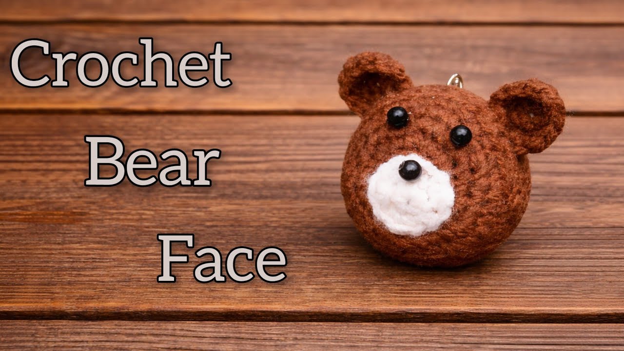 Super Cute 🧸 Crochet Teddy Bear Keychain | Step by Step Tutorial for Beginners