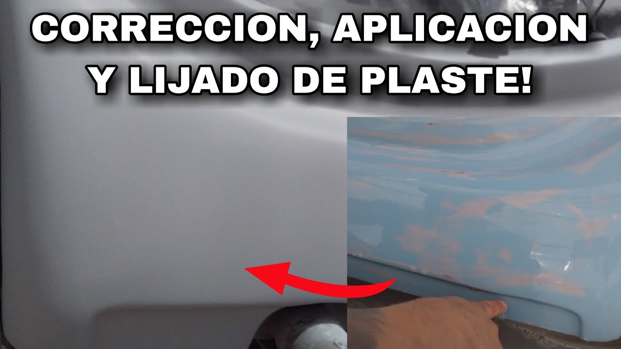 COMO CORREGIR APLICAR Y LIJAR PLASTE AUTOMOTRIZ