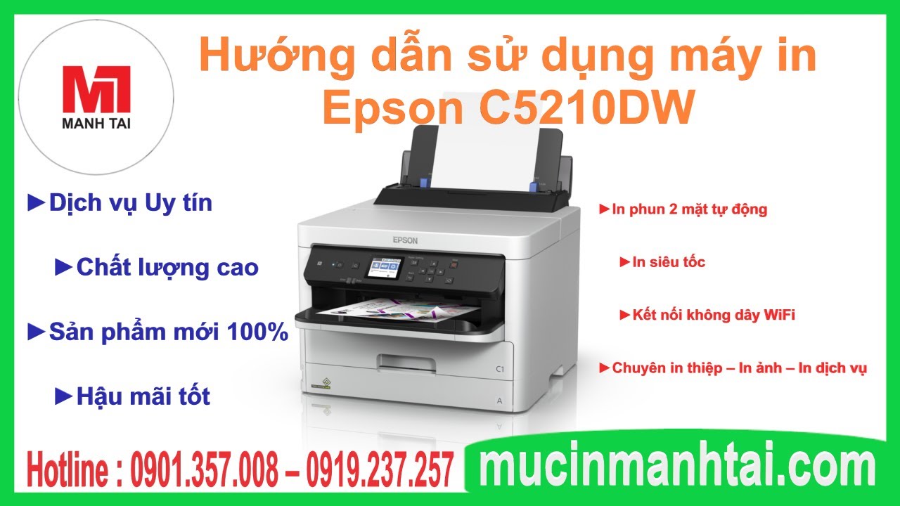 Hướng dẫn sử dụng Máy in Epson C5210DW