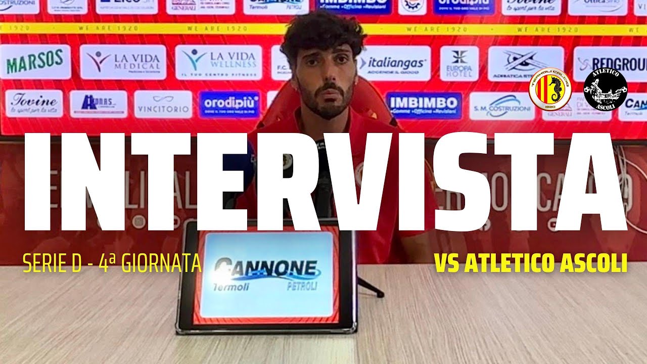 TERMOLI 1920 - ATLETICO ASCOLI 3-1 | INTERVISTA: Giacomo Romano