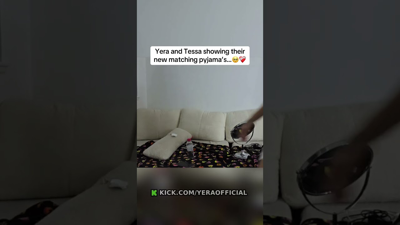 Yera and Tessa showing their new matching pyjama&rsquo;s&hellip;🥺❤️&zwj;🩹 #yera #tessa #fyp
