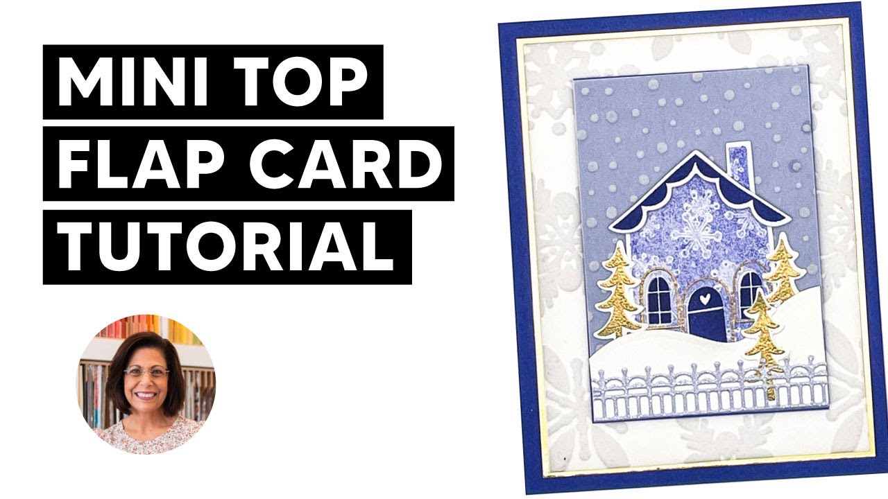 🔴 Make This Beautiful Vellum Christmas Card Using Gold Foil Paper & a Kissing Technique