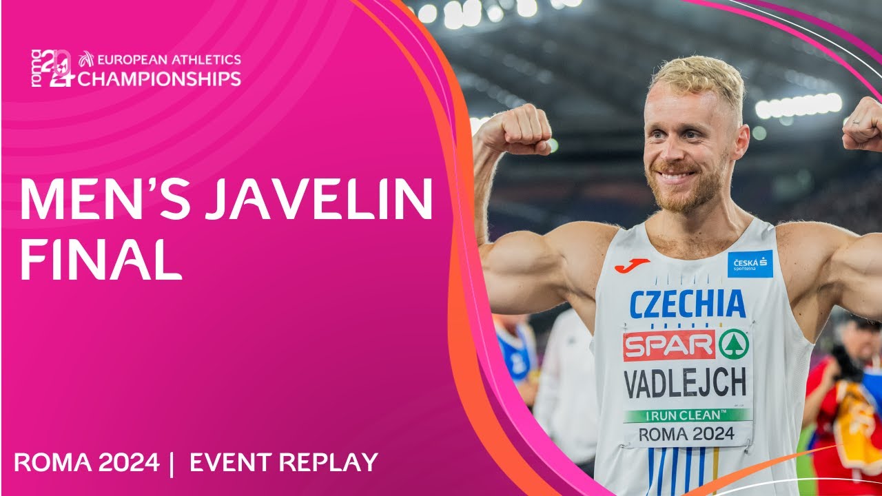 Vadlejch STRIKES gold! 🚀 Men's javelin final replay | Roma 2024