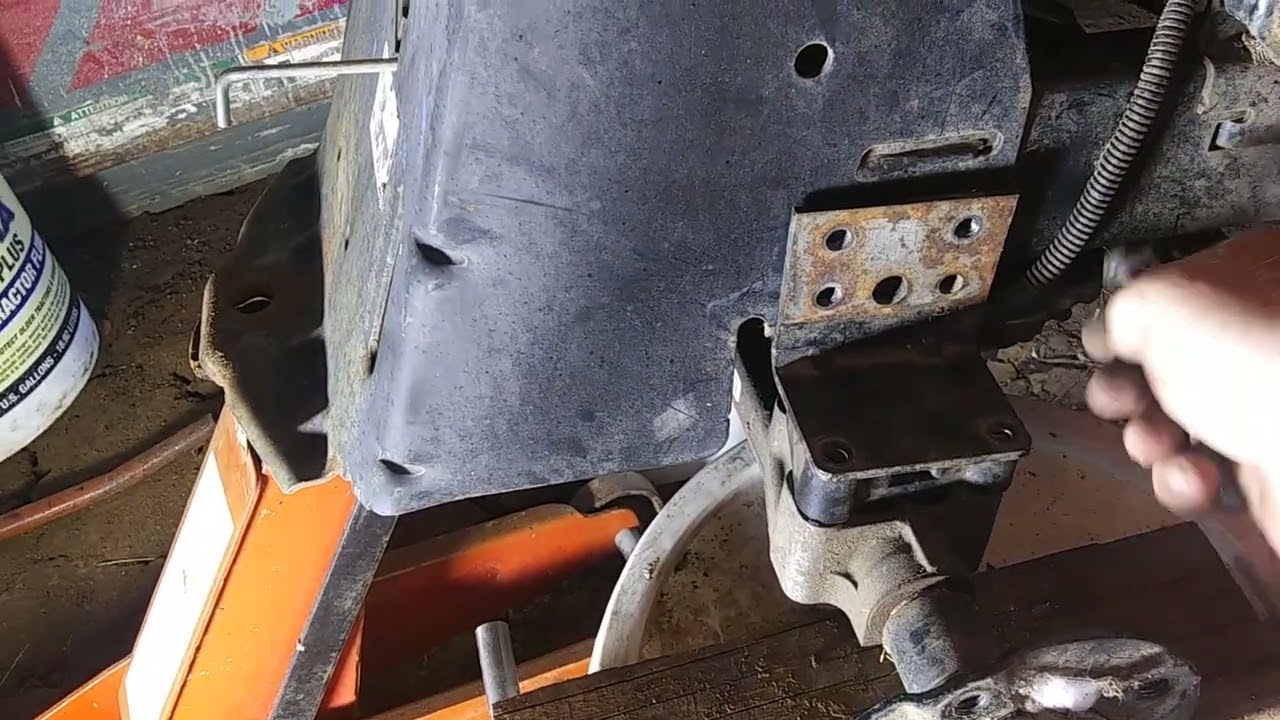 Husqvarna rear axle mount fix.