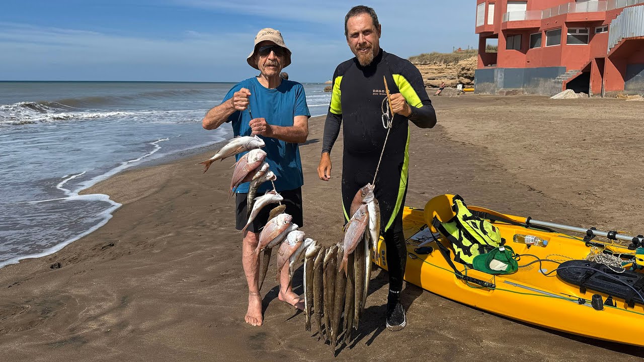 (PEK) Pesca en kayak en Mar del Sur, 25 de enero de 2026