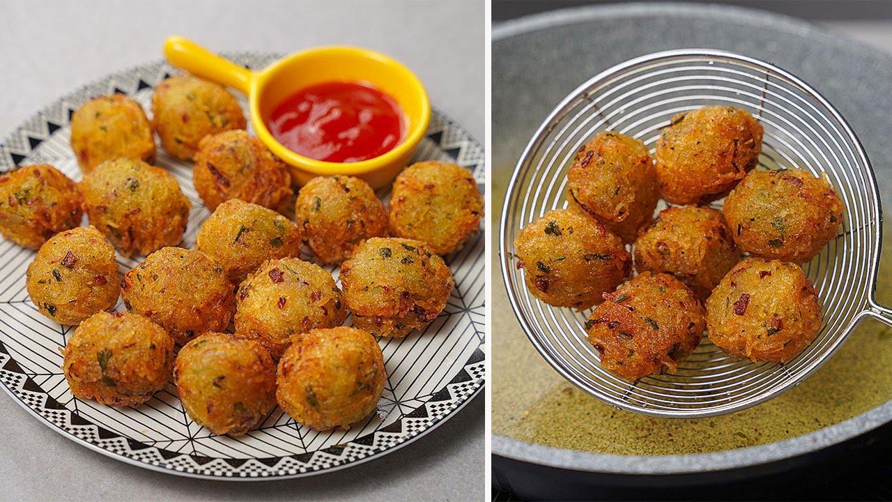 Two Raw Potatoes Can Make This Delicious Snacks | Laccha Potato Balls | Yummy