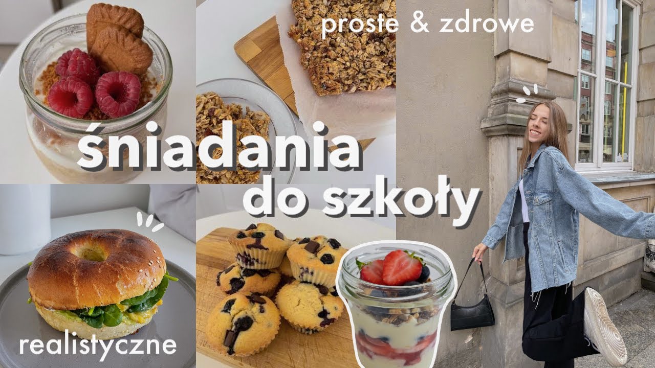 POMYSŁY NA ŚNIADANIA DO SZKOŁY *szybkie i proste przepisy!*