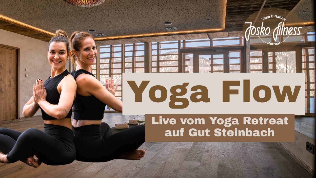 30 Minuten Yoga Flow live vom Yoga Retreat