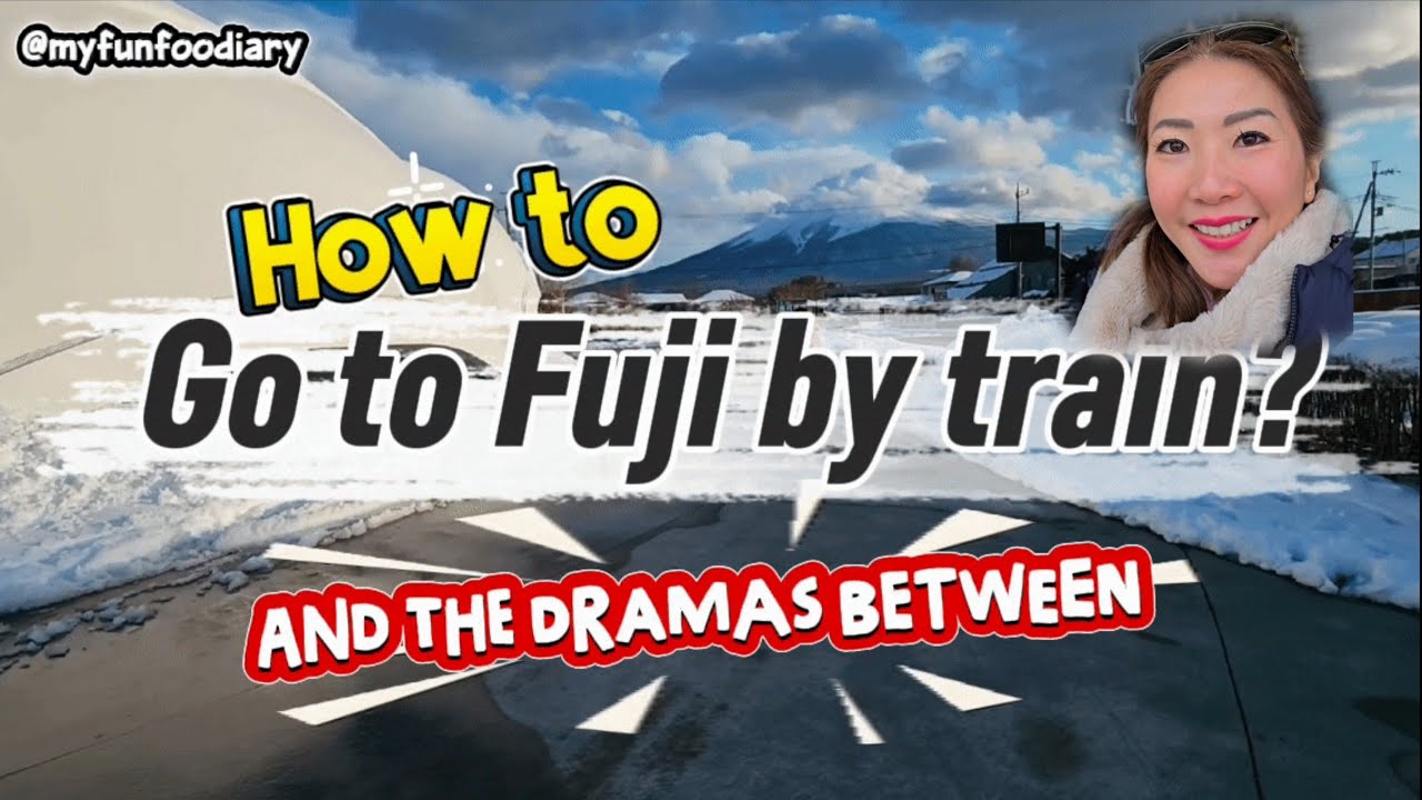 How to Get to Mt. Fuji (Lake Kawaguchiko) by Train & Bus from Tokyo | Full Guide + Vlog