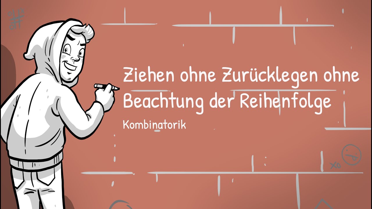 Kombinatorik - Ziehen ohne Zurücklegen ohne Beachtung der Reihenfolge