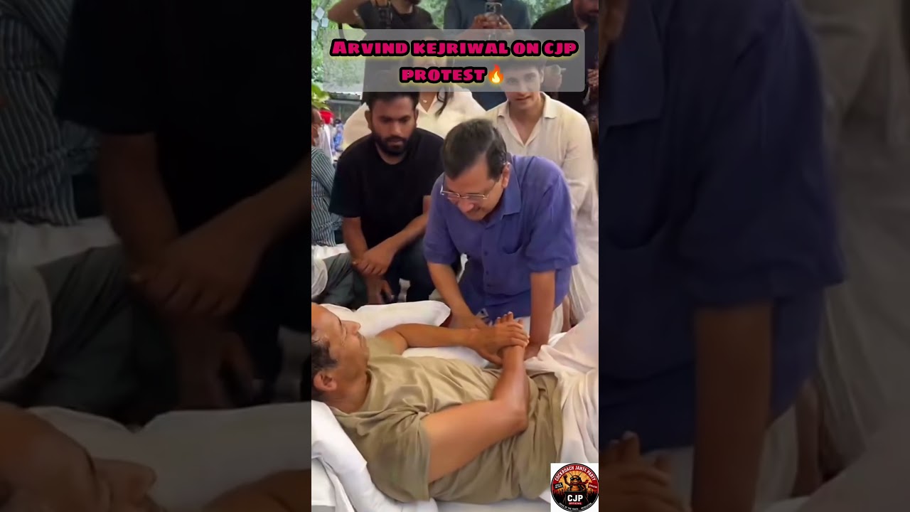 🚨 Arvind Kejriwal Reaches CJP Protest | Big Update | Latest News 🇮🇳