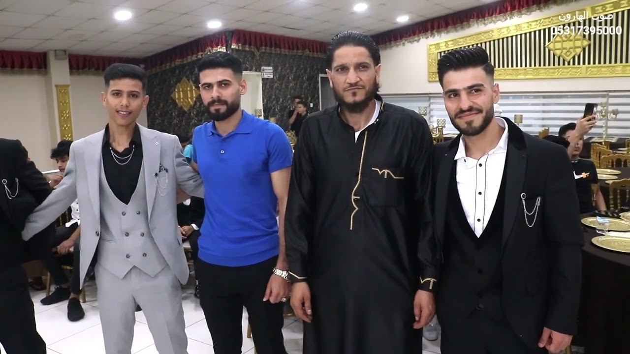 حفل زفاف العريس منجد ابن ايوب ابومحمد .مع النجم حسن الوسام والنجم عمار خليل.