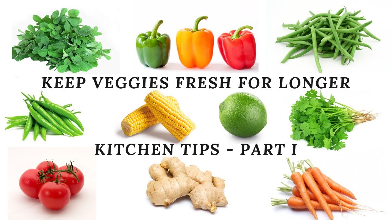 How To Keep Vegetables Fresh For Long | Tips to store Vegetable | Vibha's Kitchen