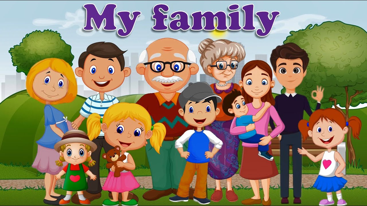 My family. Вивчаємо слова англійською мовою на тему 