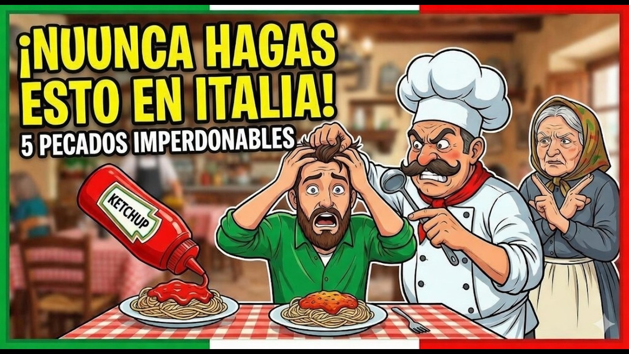 Hice ESTO en Italia y todo el restaurante me miró mal 😳 (Evita estos errores fatales) | Episodio 15,