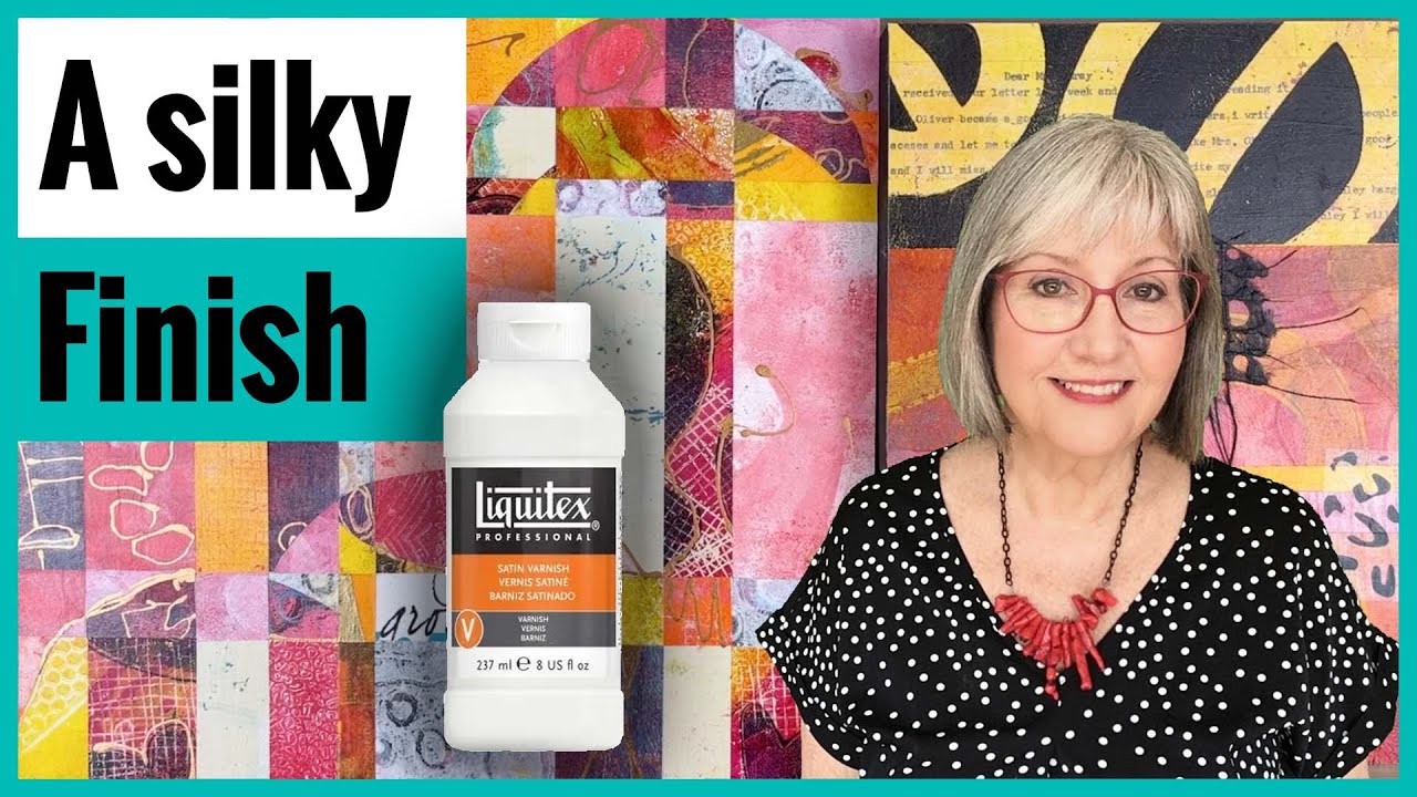 Finding the Perfect Finish for Collage | The Finish Coat for Acrylic painting or collage