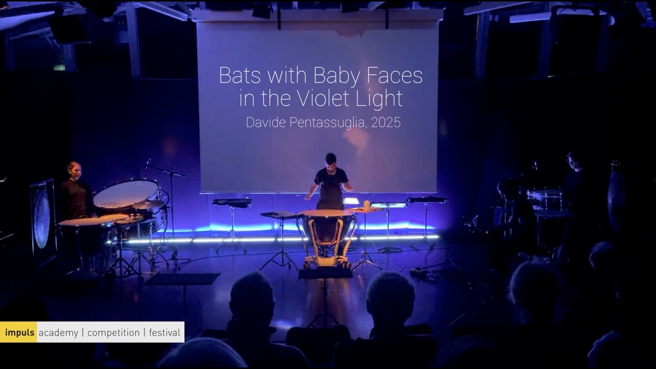 Davide Pentassuglia - Bats with Baby Faces in the Violet Light - IMPULS 2025