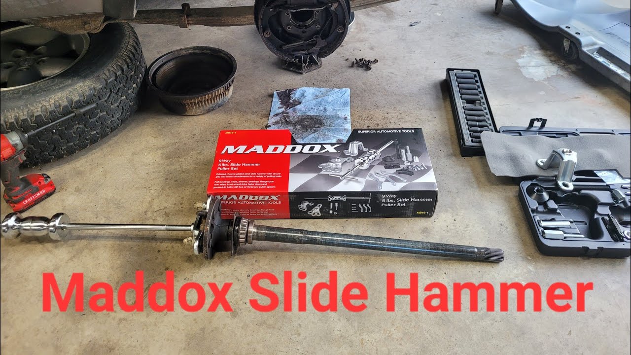 Maddox Slide Hammer from Harbor Freight to remove Jeep Axles