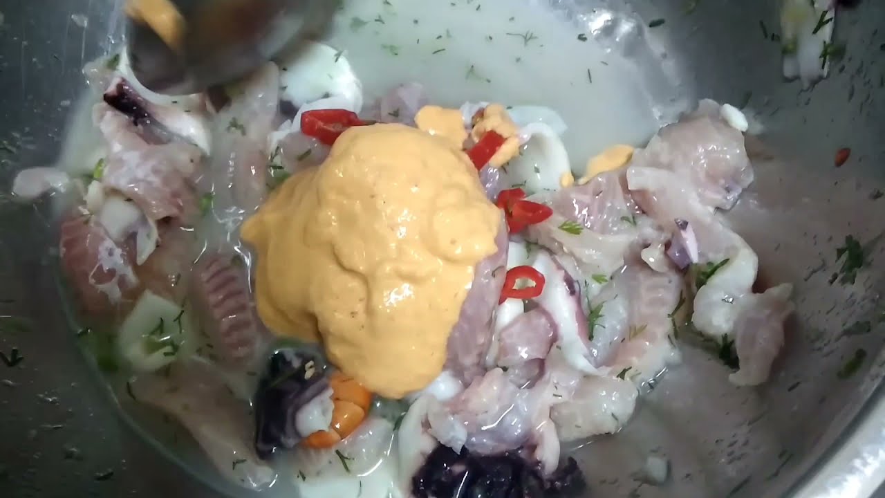 Cómo Usar CREMA PARA CEVICHE PERUANO en Ceviche Mixto