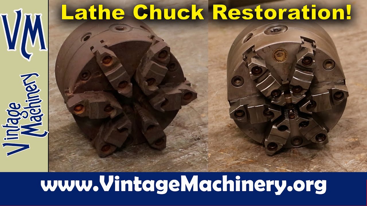 Restoring a Rusty Bison Six Jaw Lathe Chuck