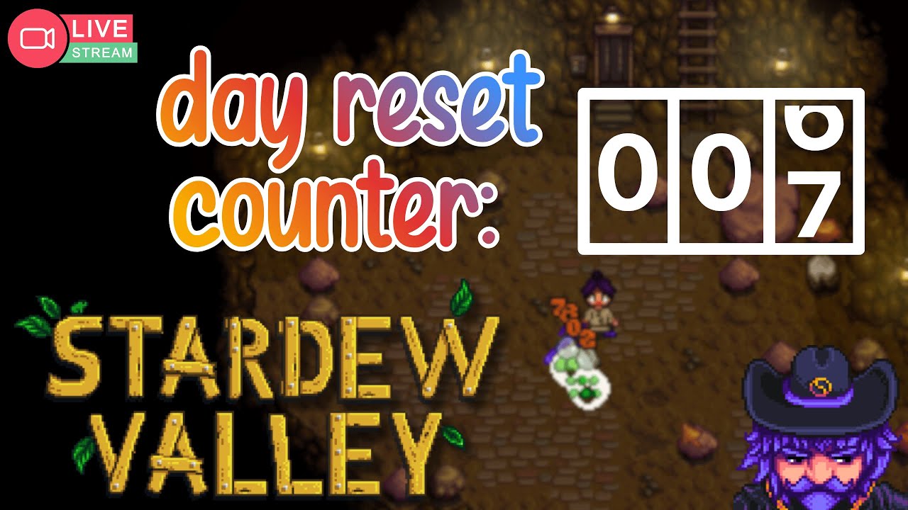 wizard's quest: prismatic slime but tis the last day | first farm | year two | stardew valley | live