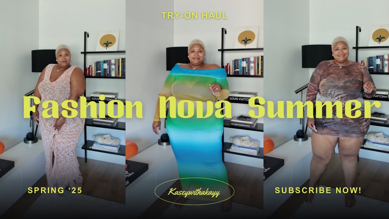 Fashion Nova Try On Haul Summer 2025 | Plus Size Curvy Outfits