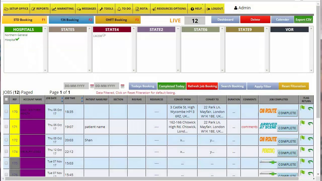 Ambulance dispatch software training video