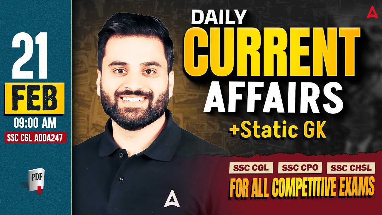 Current Affairs Today | Current Affairs for SSC CGL/CHSL | Daily Current Affairs 2026 By Navdeep Sir