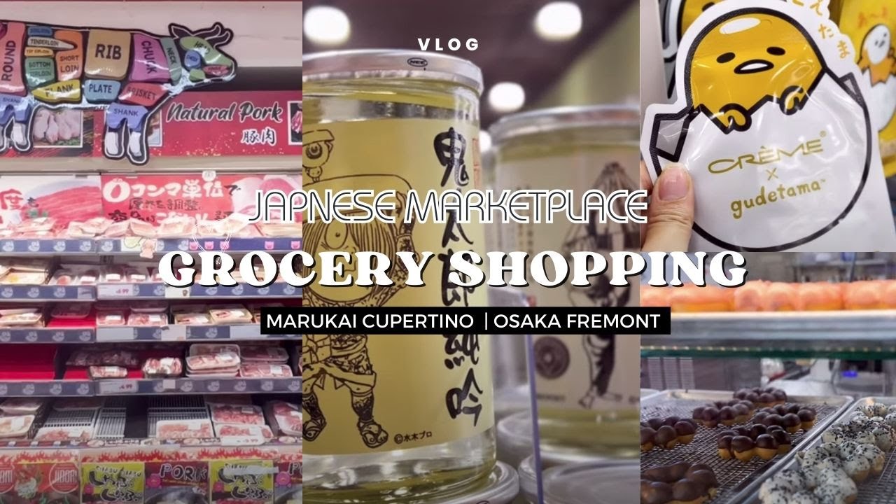 [vlog] Grocery Shopping @ Japanese Marketplace | Marukai Cupertino  | Osaka Fremont #groceryshopping