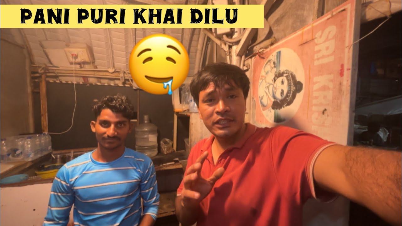 Bapre okole iman pani puri khai dilu😱 south india @rjswargiary9142