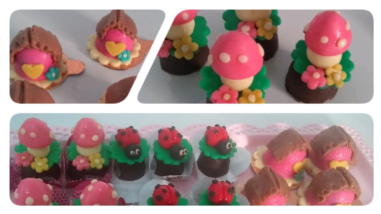 Doces Modelados jardim encantado.