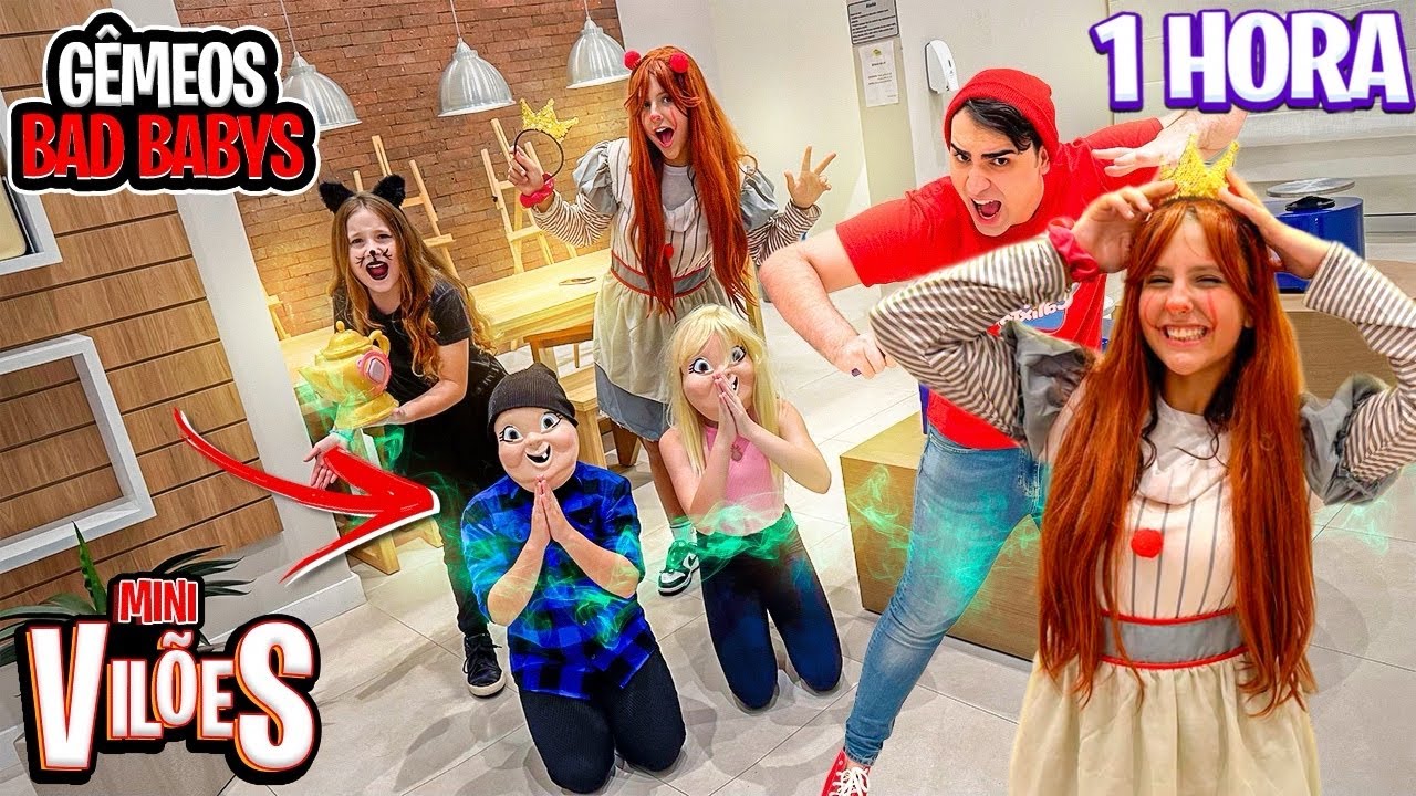 ★ VÁRIOS VÍDEOS DA FILHA DO IT A COISA VIROU MALVADA E ATACOU OS FILHOS DOS VILÕES EM 24 HORAS ★