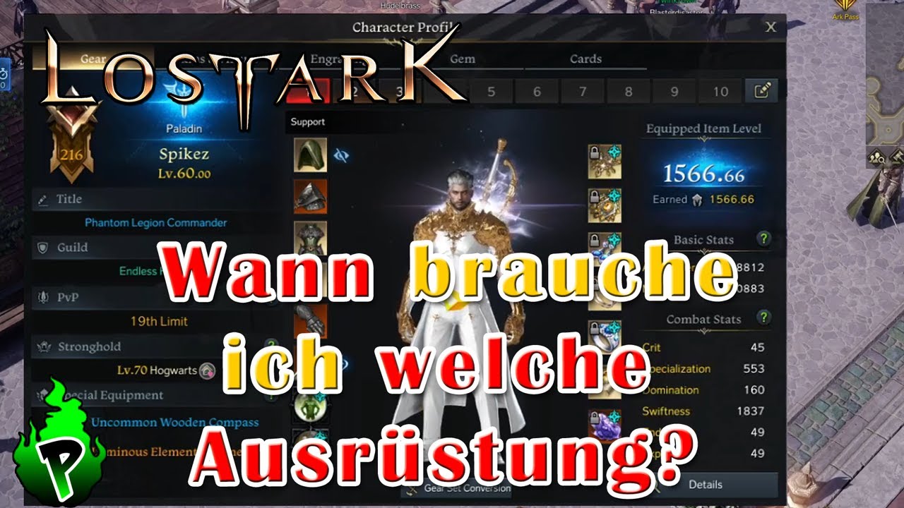 Wie hoch Upgraden? Ab wann Gear Wechseln? | Lost Ark EU | DerPyr0n