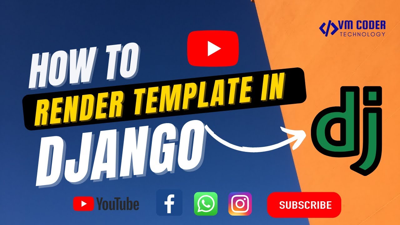 How To Render Template in Django | Django